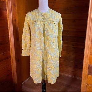 Vintage 60s Psychedelic Babydoll Dress Sz Small